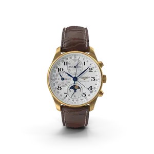 Fashion Timepieces Brown Leather Belt Watch