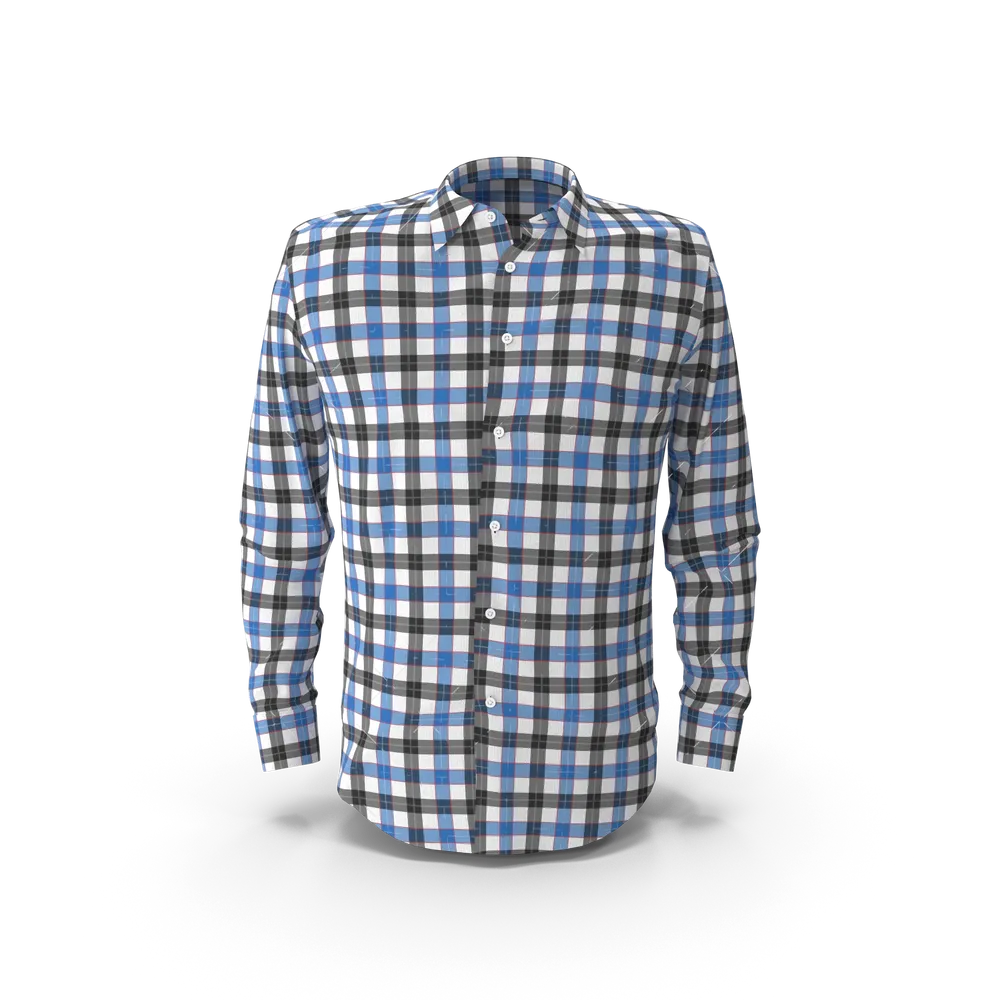 Fashion Trends Blue & Black Check Shirt 2