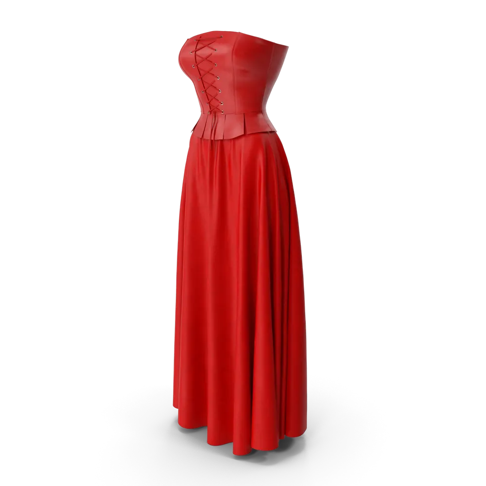 Corset Leather With Skirt 3