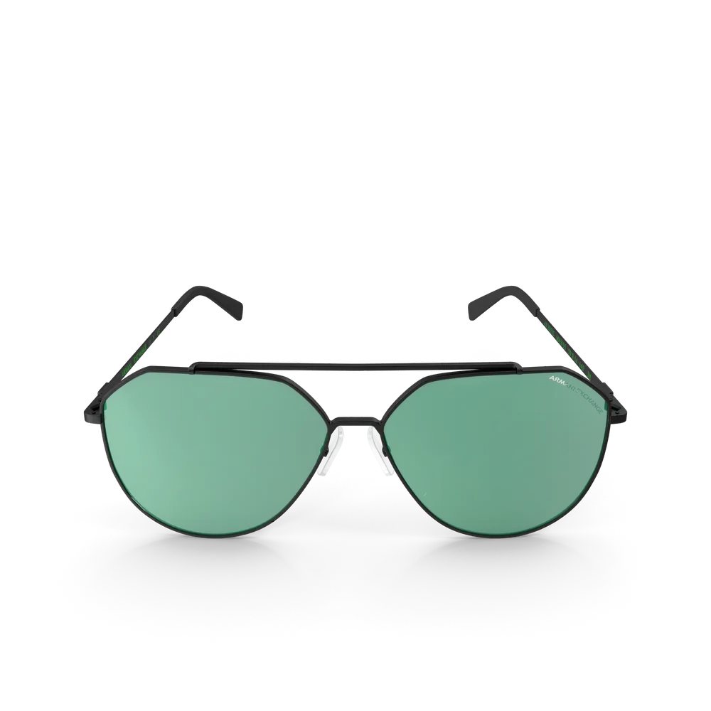 Fashion Shades Green and Black Glasses 2