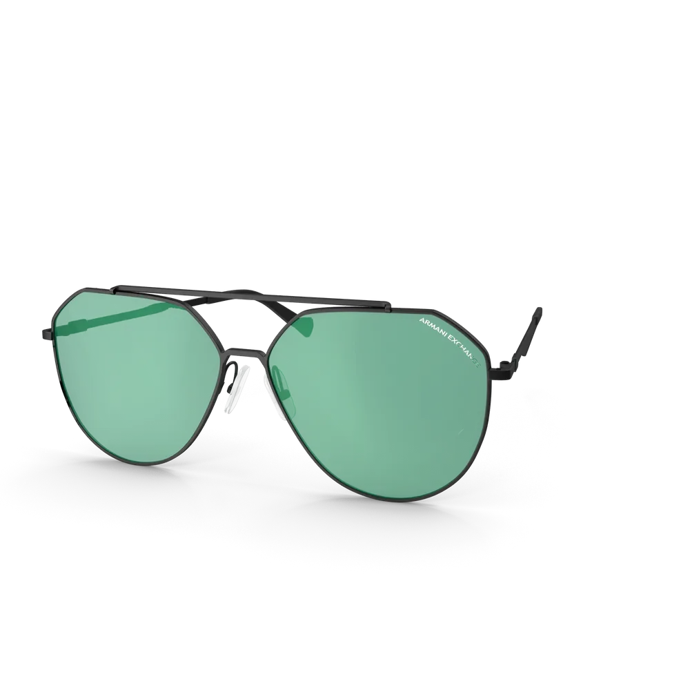 Fashion Shades Green and Black Glasses 3