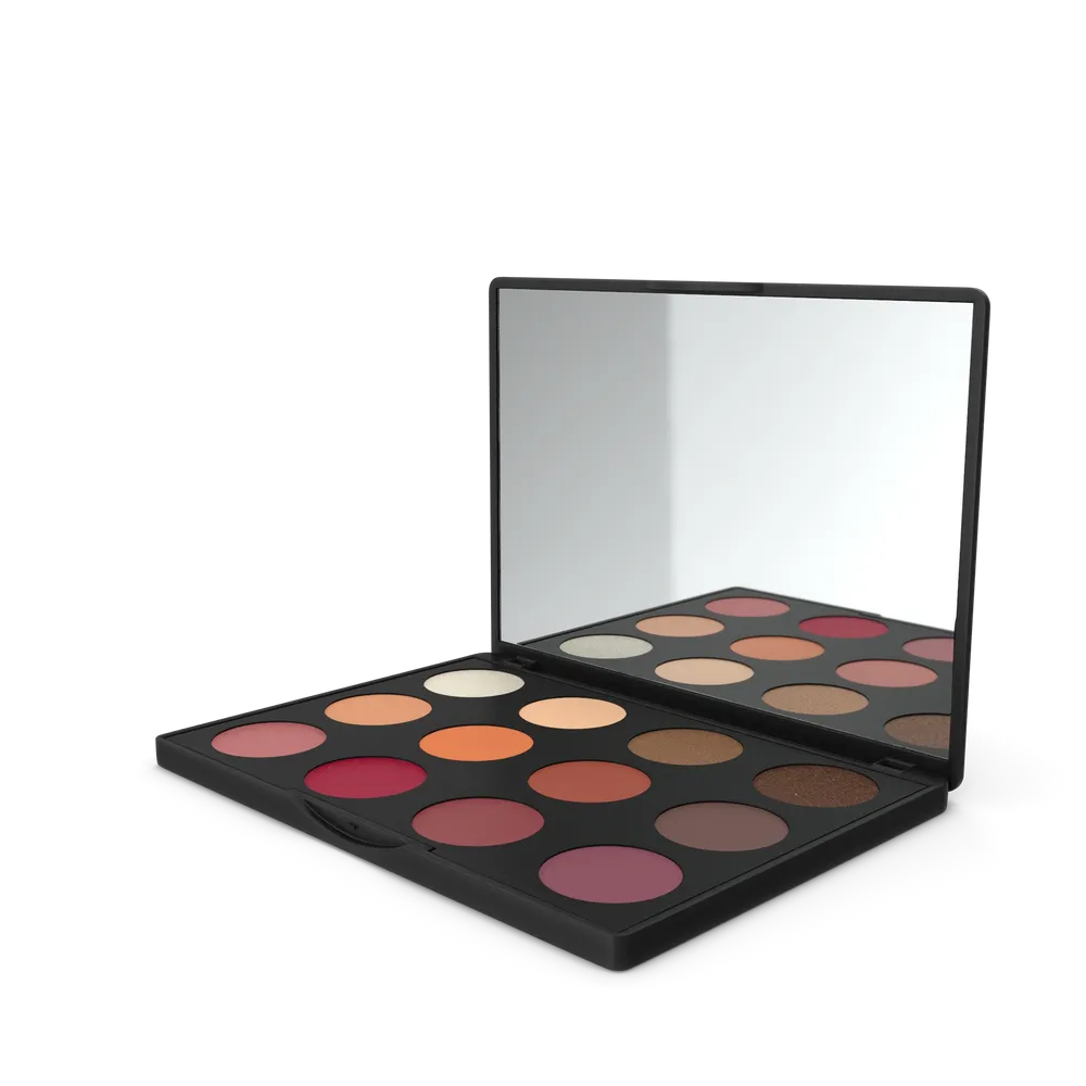 Glamour Beauty Eyeshadow Palette with Mirror 2